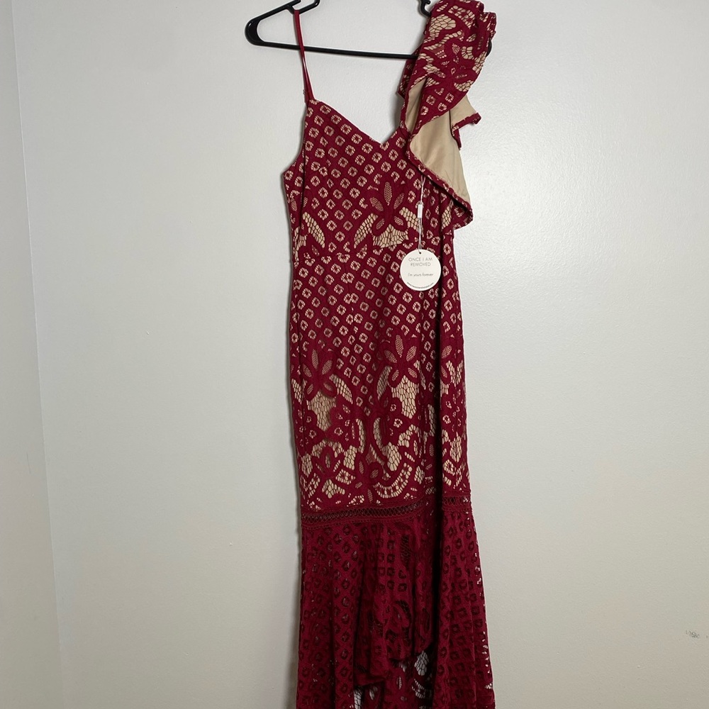 Two Sisters The Label Red Floral Dress